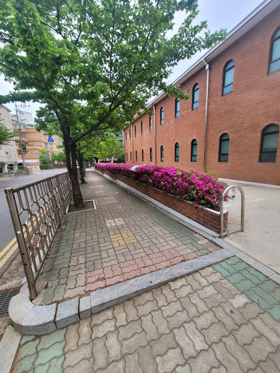 아파트화단철거 마감 경계 부위 상세
