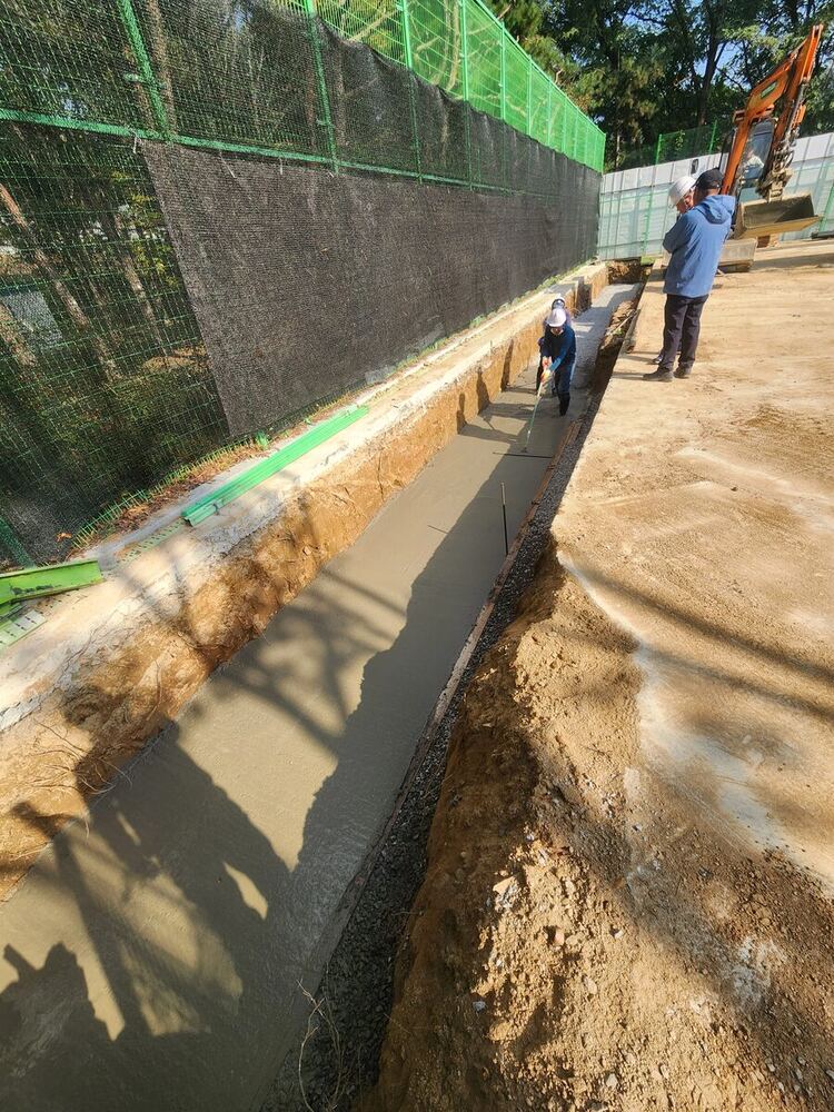 가설울타리 설치 시공 현장